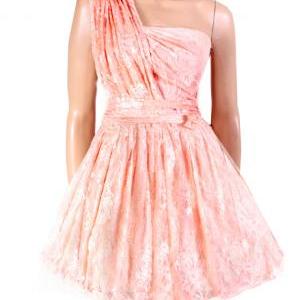 Peach lace/ evening / bridesmaid /c..