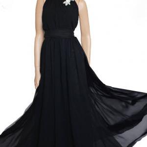 Plus Size Maxi Black / chiffon brid..