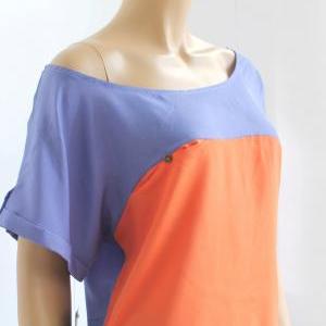 two colors women's top