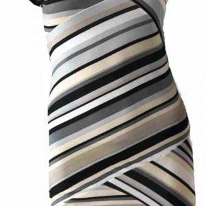 women's Striped casual /mini dress/..