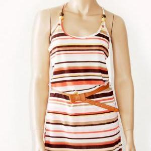 Striped Mini Summer Dress /tunik/