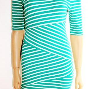 Cotton / women's Striped/ Mint and ..