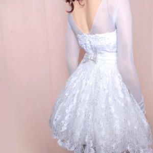 Plus Size Short Embroidery Lace And Lulle Wedding..