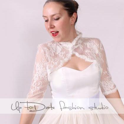 Wedding lace bolero/bridal shrug / ..