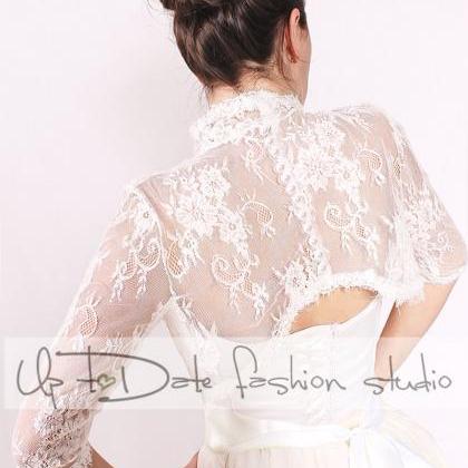 Wedding lace bolero/bridal shrug / ..