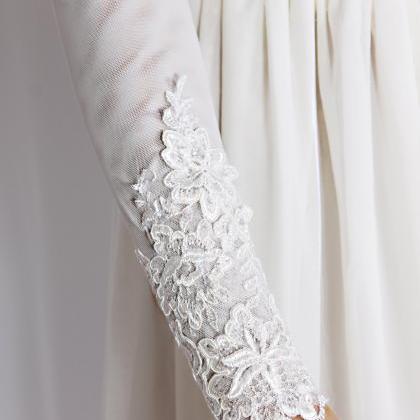 Bridal Withe Tulle Jacket /bolero/ Long Sleeves..