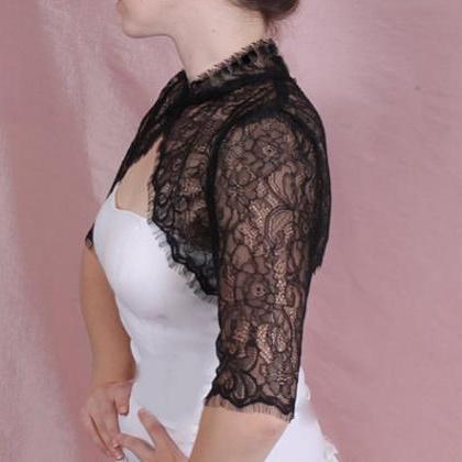 Plus Size Bridal Solstiss Lace Style /shrug /..
