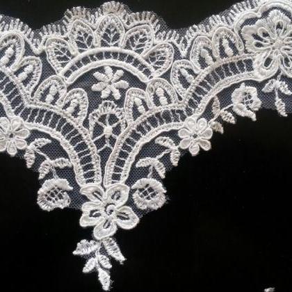 Bridal Off-shoulder / Lace Wedding Jacket/ Bolero..