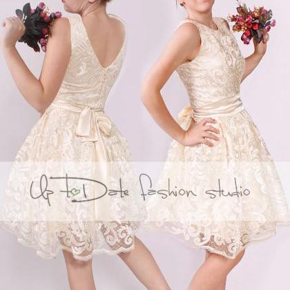 Party/short Lace Dress/sleeveless Evening/cocktail..
