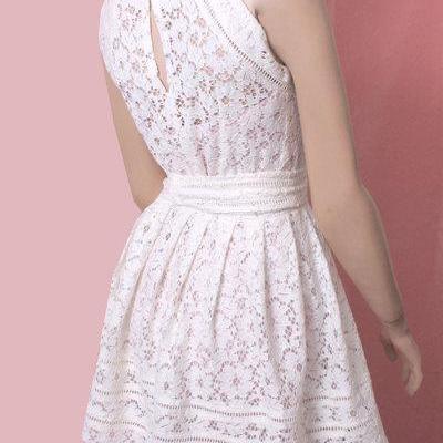 Plus Size / Elegant Sleevless Dress/ Romantic..