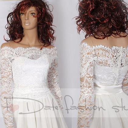 Plus Size lace Bridal Off-Shoulder ..