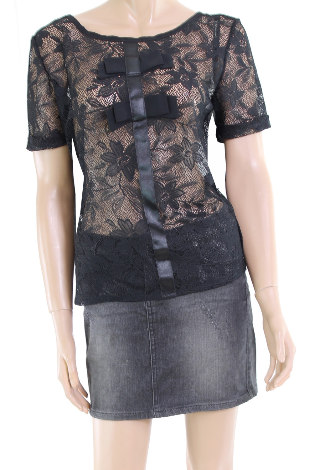 by timo elegant lace blouse