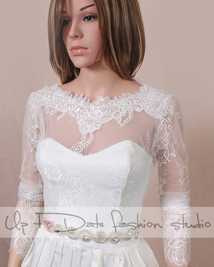 plus size bridal bolero